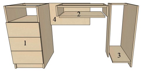 Маникюрный стол своими руками — фото, чертежи, размеры (в том числе складного столика для маникюра)
