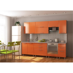 Кухня Оптима №1 цвет Оранж